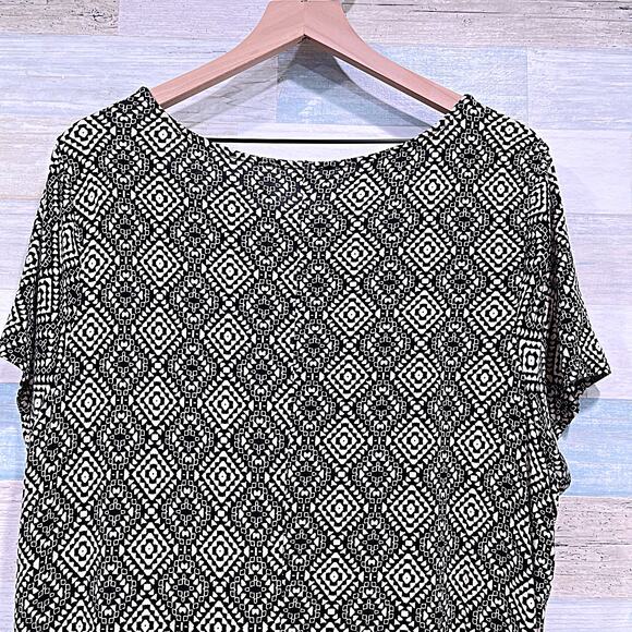 TORRID Maxi Super Soft Knit Dress Black Beige Side Slit Womens Plus Size 2X XXL - Picture 4 of 8